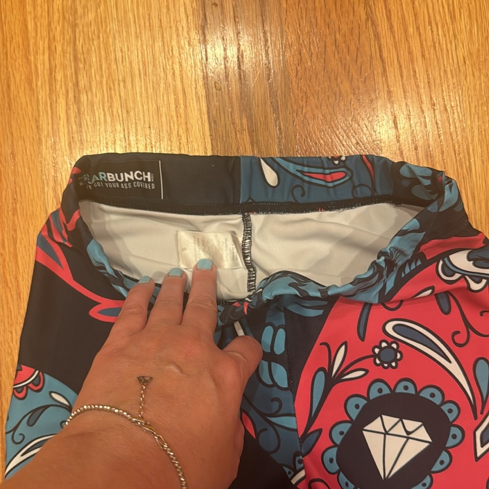 GEARBUNCH Blue Sugar Skull Leggings - Picture 6 of 7